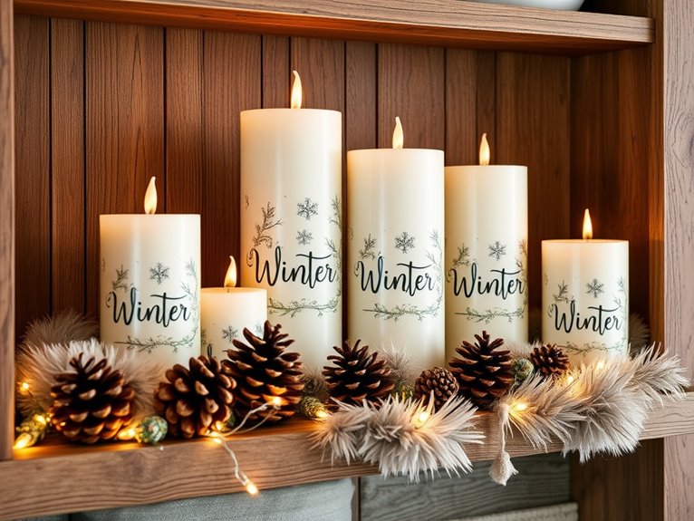 seasonal scented candle creations
