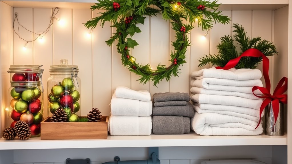 seasonal utility room decor