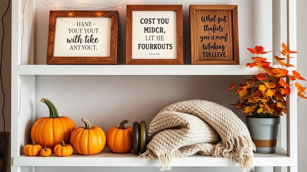 selecting fall gym decor