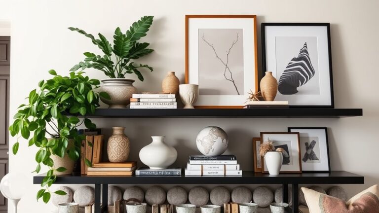 shelf decor ideas living room