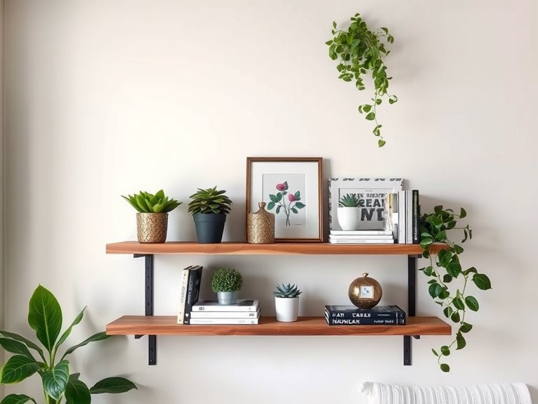 shelf installation and decoration