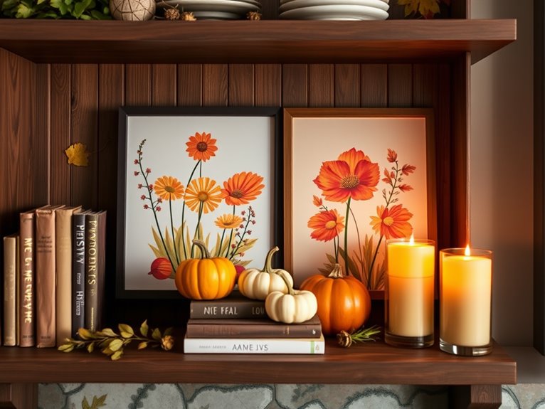 showcase autumn themed paintings