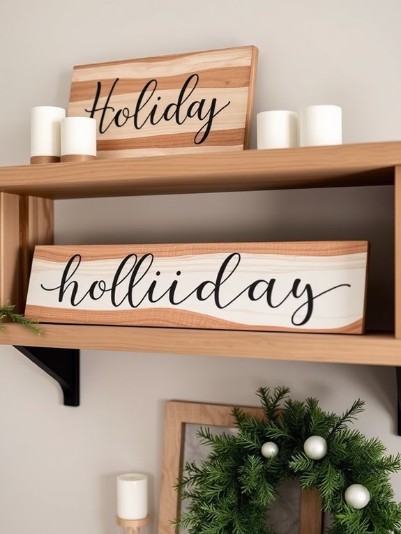 simple festive message boards