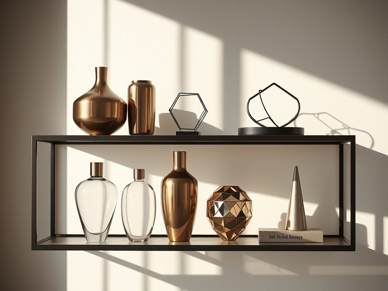 sleek contemporary metal design