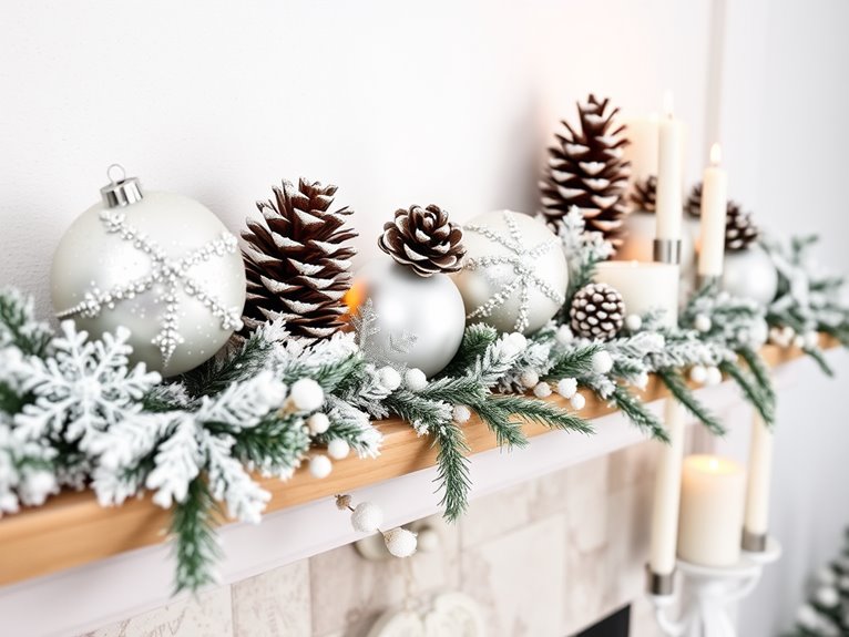 snowy serene winter beauty