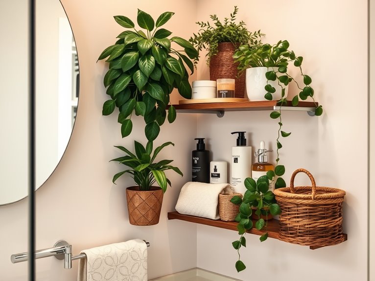 space saving bathroom storage solution