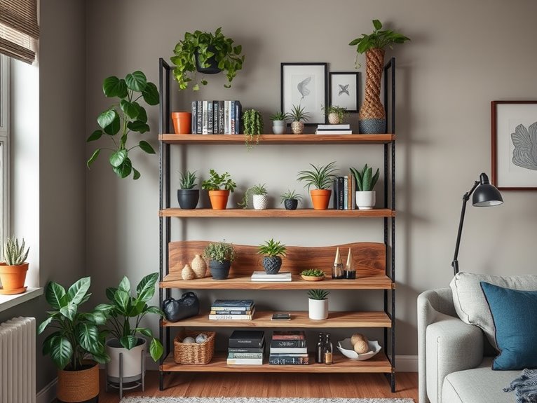 space saving corner shelving