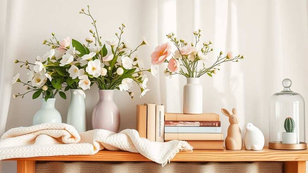 spring bedroom shelf decor tips