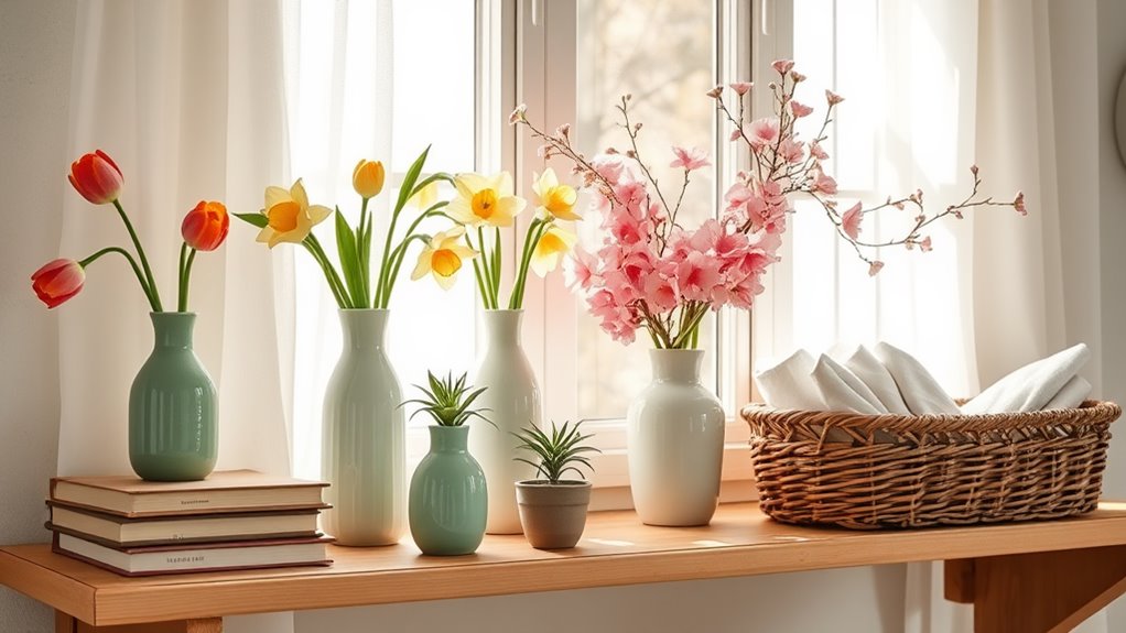 spring dining room decor