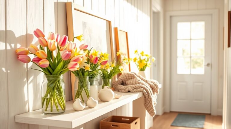 spring hallway decor ideas