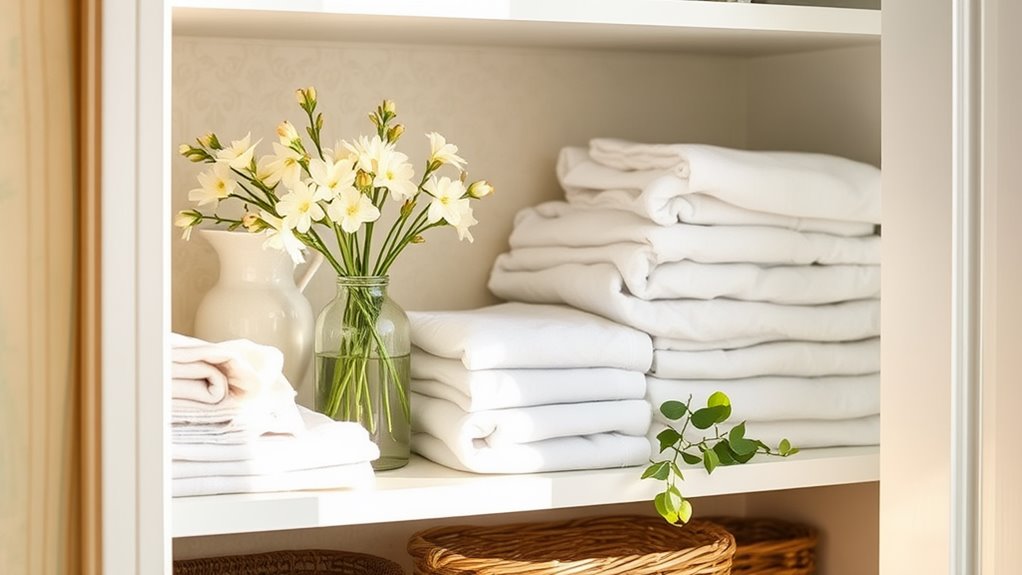 spring linen closet refresh