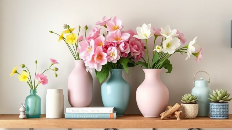 spring shelf decor ideas