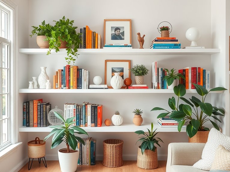 stacked books on layers