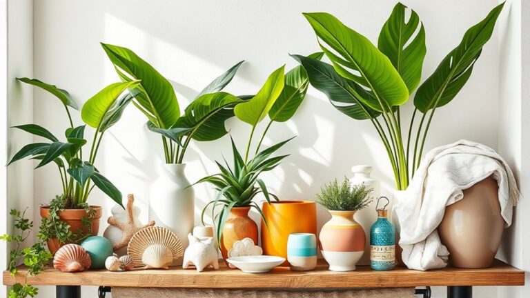 stunning summer shelf decor