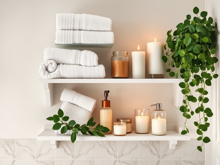 stylish bathroom shelf ideas