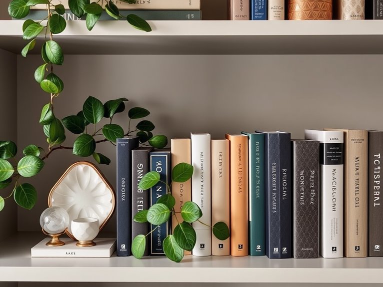 stylish book organization solution