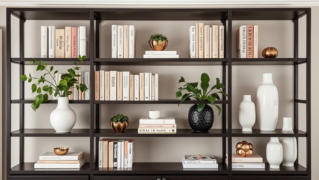 stylish bookshelf decor tips
