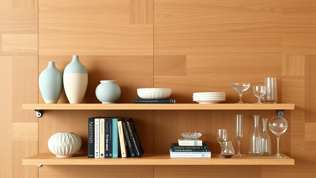 stylish kitchen shelf decor