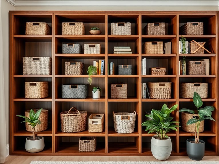 stylish organizational solution baskets