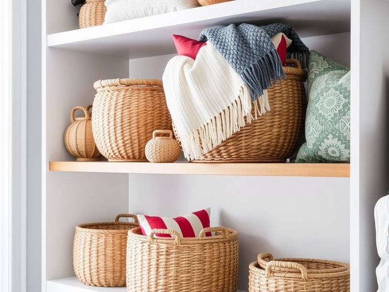 stylish storage with baskets