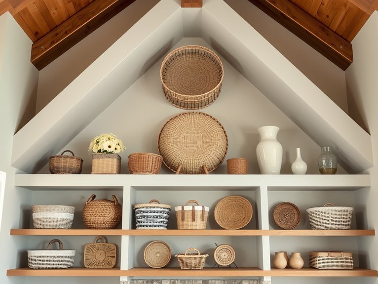 stylish storage with baskets