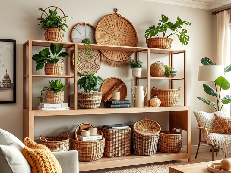 stylish storage with baskets