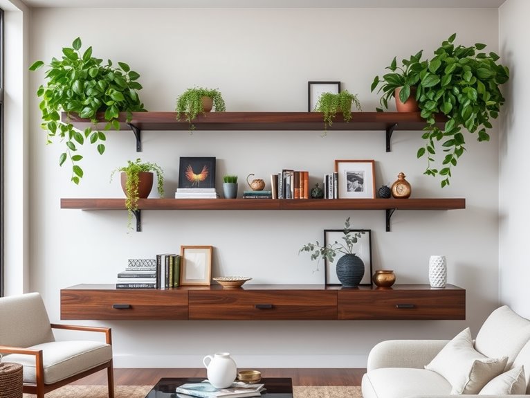 stylish wall mounted storage solution