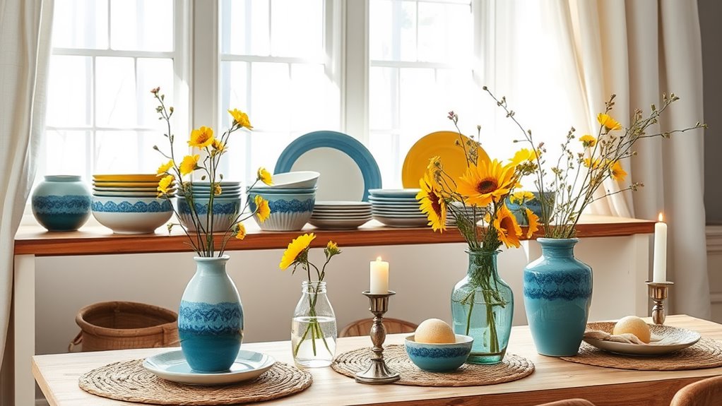 summer dining room decor