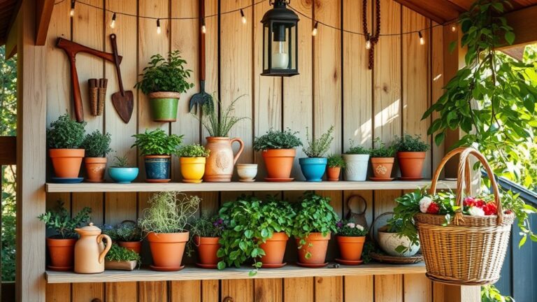 summer shed shelf ideas