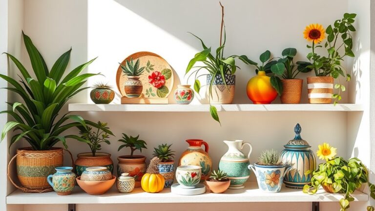 summer shelf decor inspiration