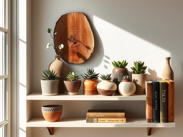 sustainable decorative shelf items