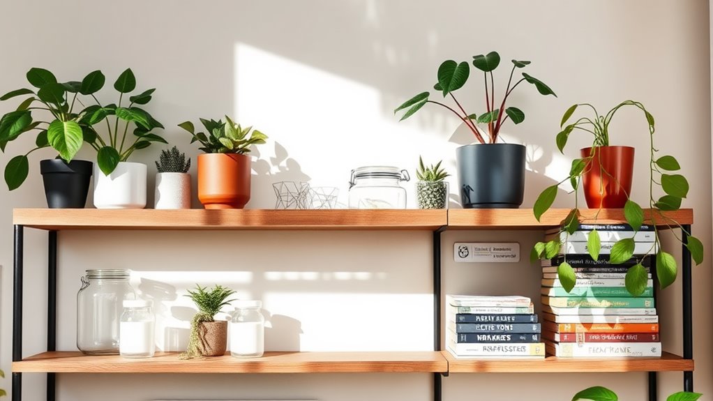 sustainable shelf organization tips