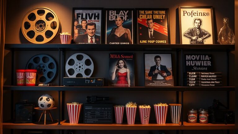 themed decor for movie rooms