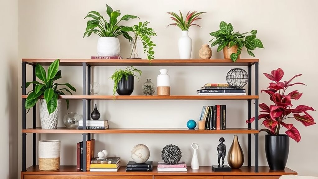 tiered shelf decor inspiration