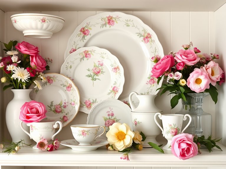 timeless dining dishware details