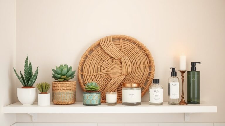 toilet shelf decor ideas