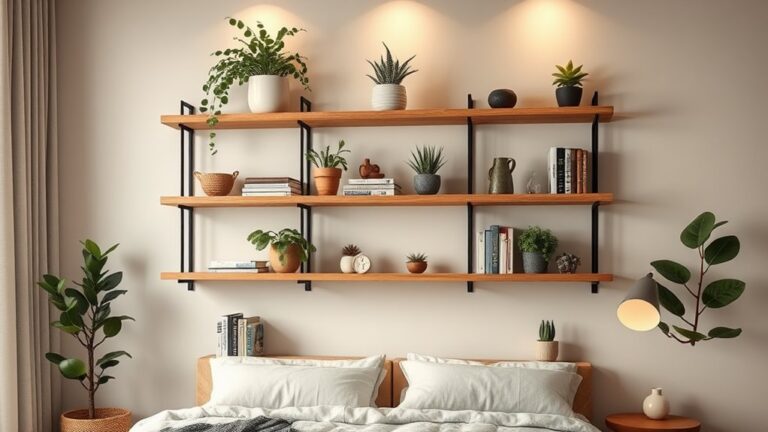 transform your bedroom shelves