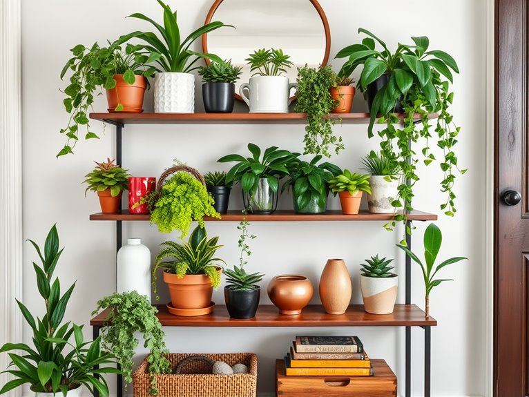 vibrant foliage and plants