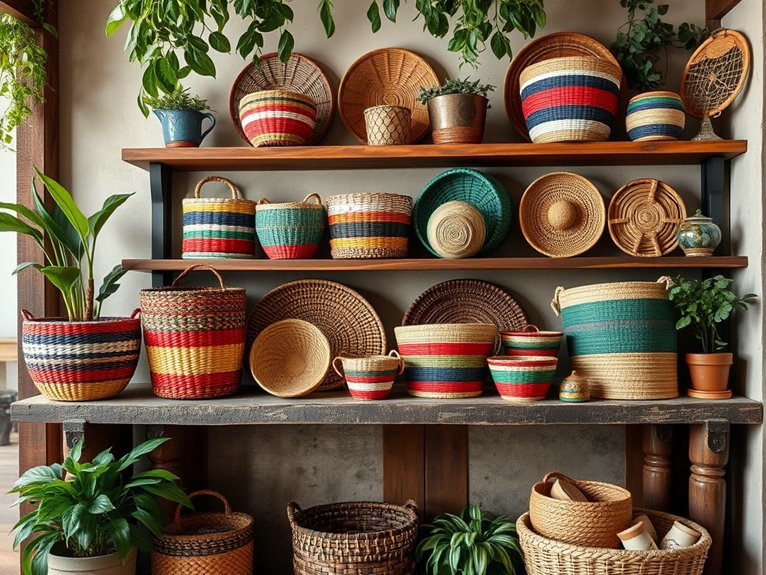 vibrant hand crafted storage solutions