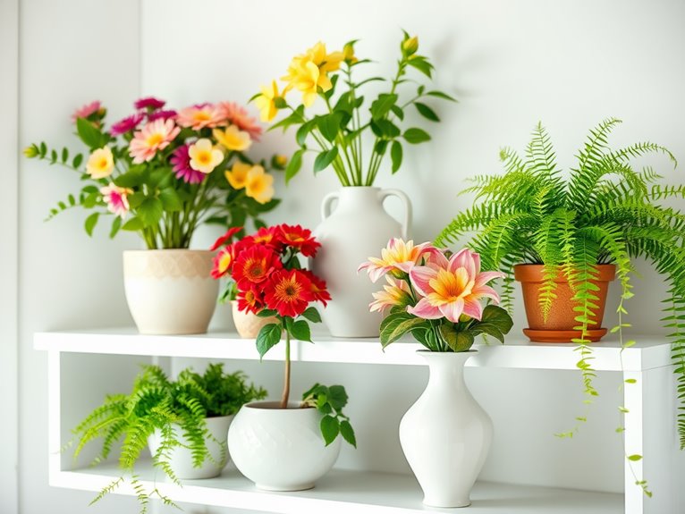 vibrant seasonal floral arrangements
