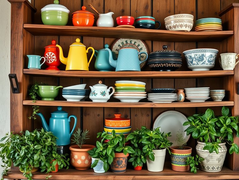 vintage culinary decorative pieces