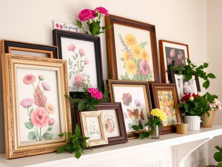 vintage frames for decor