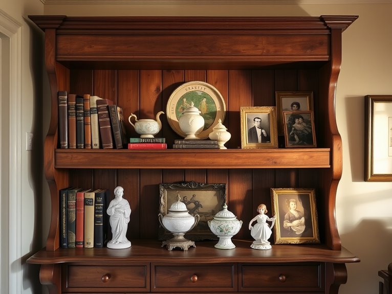 vintage literary showcase arrangements
