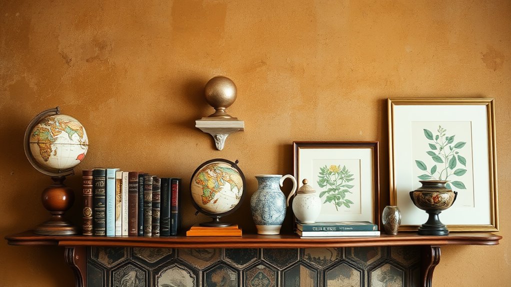 vintage shelf decor ideas