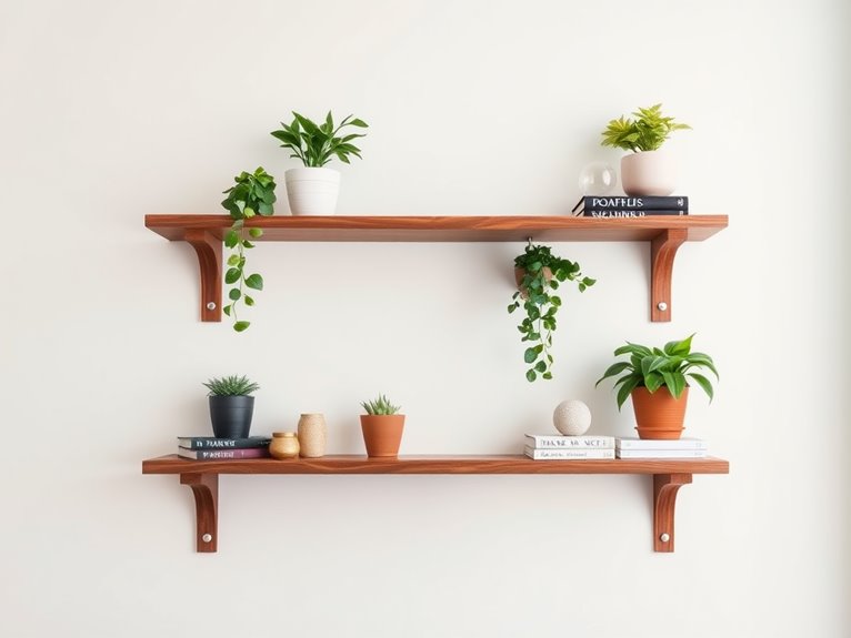 wall mounted display storage solution