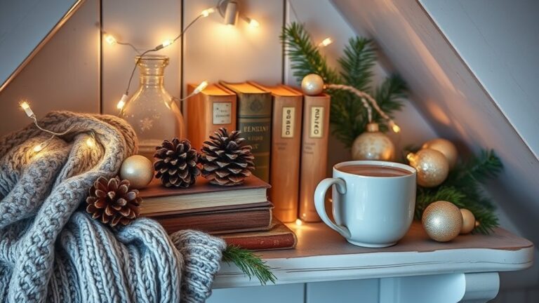 winter attic decor inspiration