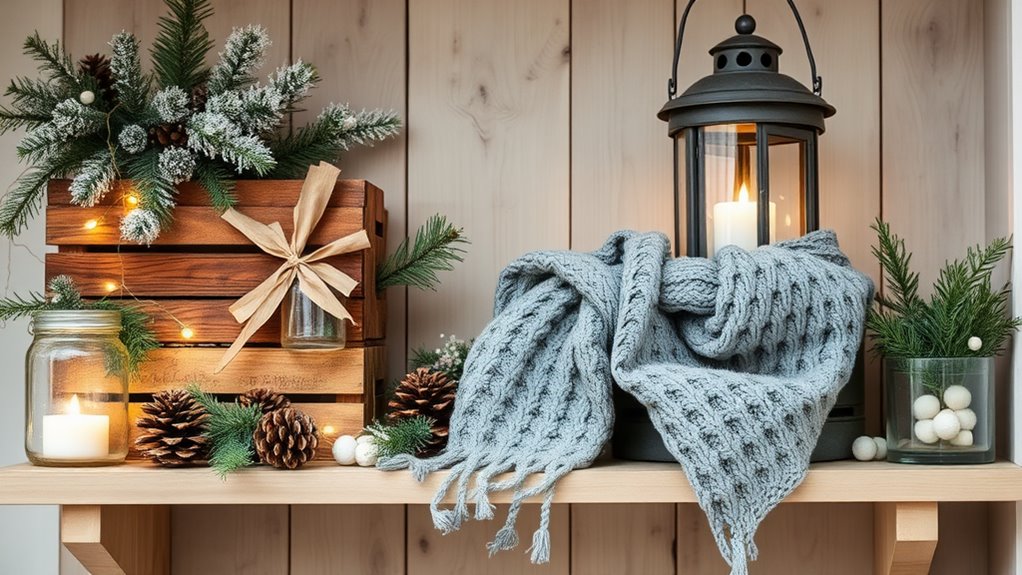 winter shed decor ideas