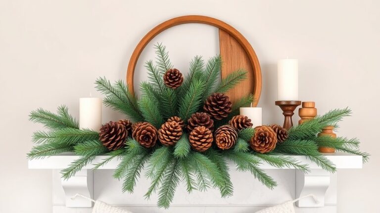 winter shelf decor ideas
