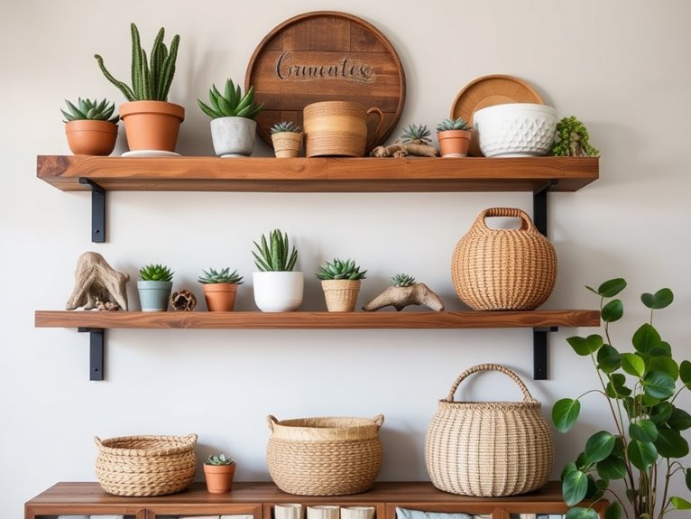 wooden natural design elements